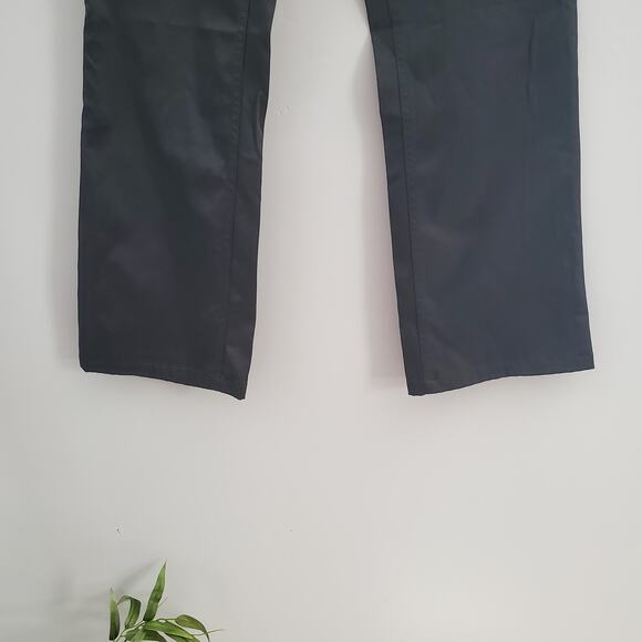 Simply Vera Vera Wang Black Satin Straight Leg Pants 16P - Picture 7 of 9